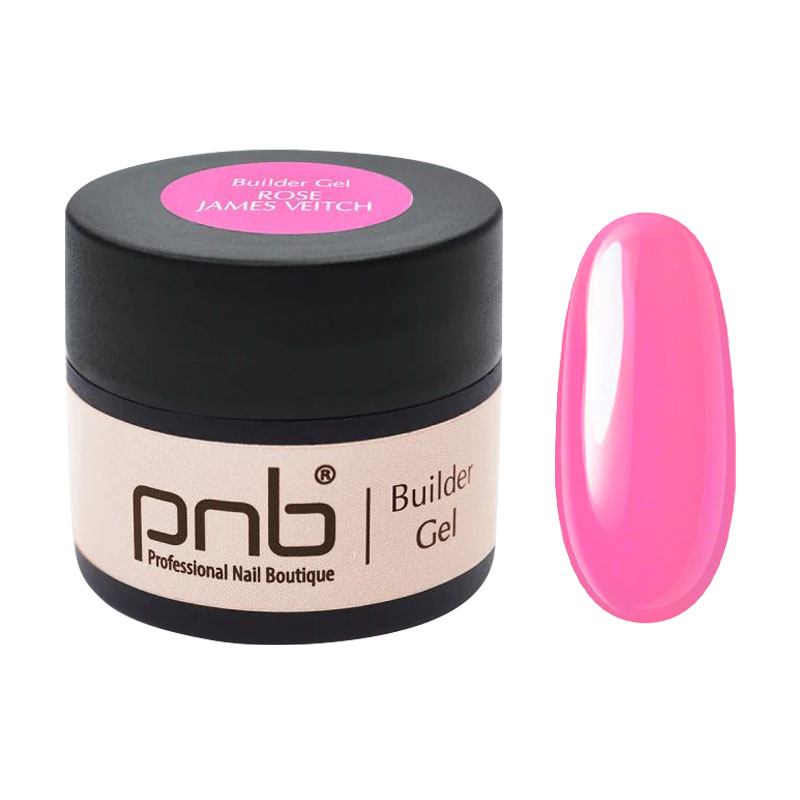 Моделювальний гель для нігтів PNB UV/LED Builder Gel, Rose James Veitch, 5 мл